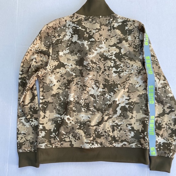 New GUESS Mens Zip Up Sweater SZ M - Picture 8 of 8